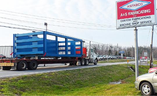 Fabricated Steel Sleeve Storage Rack for the Aluminum Industry